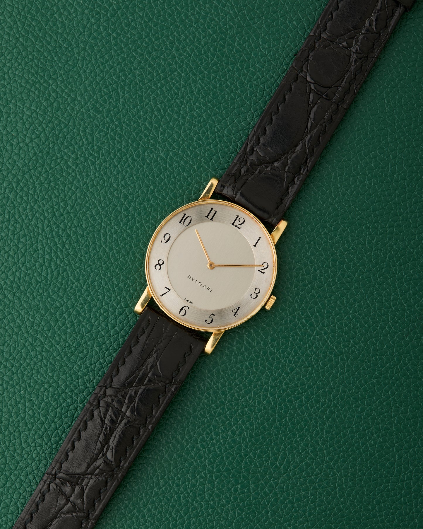 Bulgari Gerald Genta 18k Gold Signed Strap & Buckle