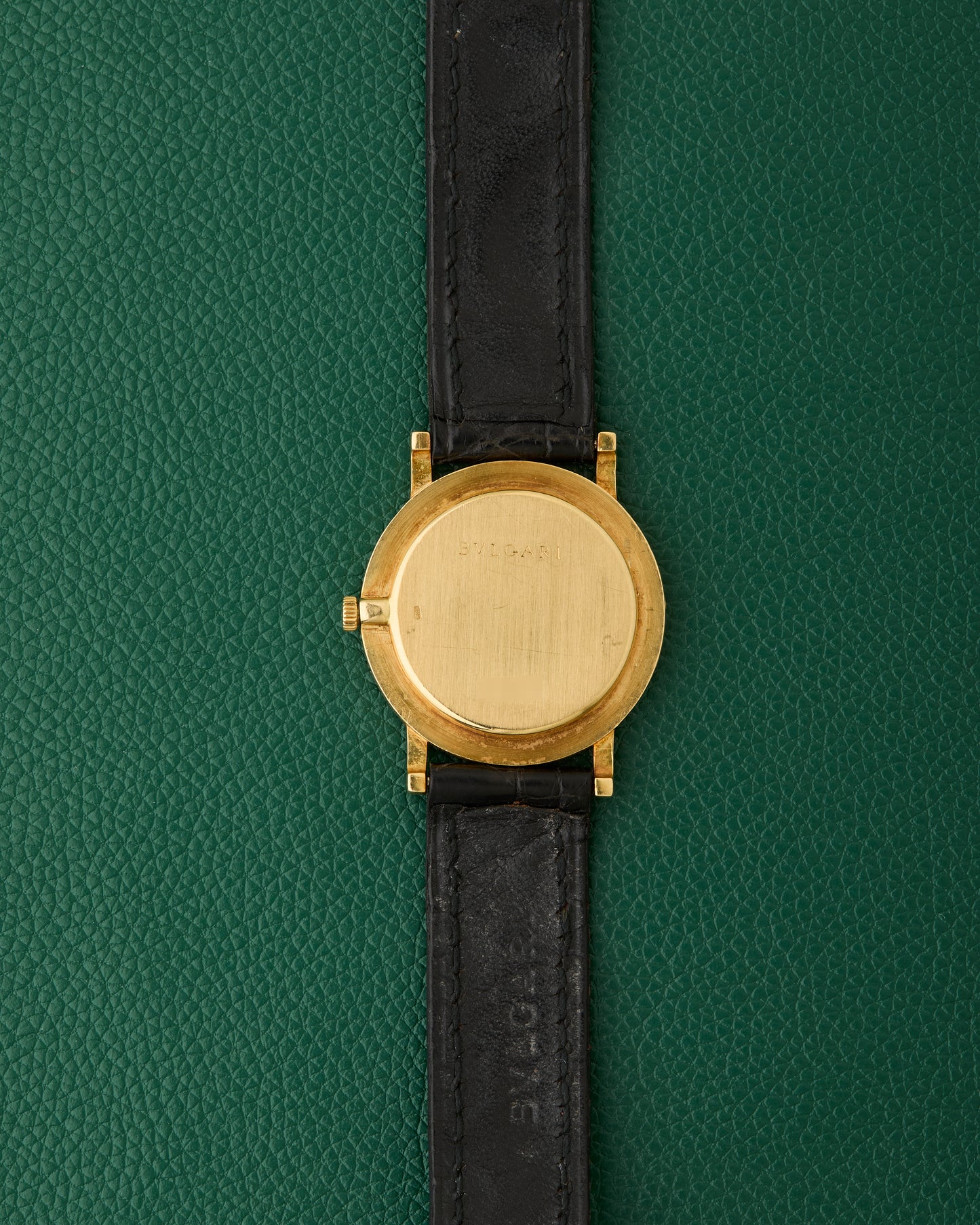 Bulgari Gerald Genta 18k Gold Signed Strap & Buckle