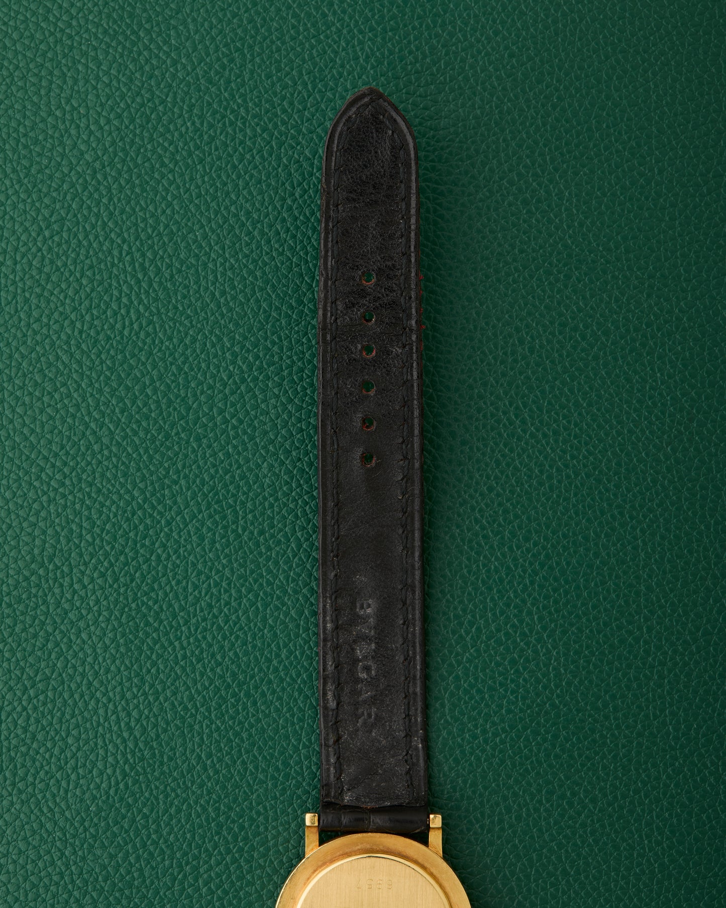 Bulgari Gerald Genta 18k Gold Signed Strap & Buckle