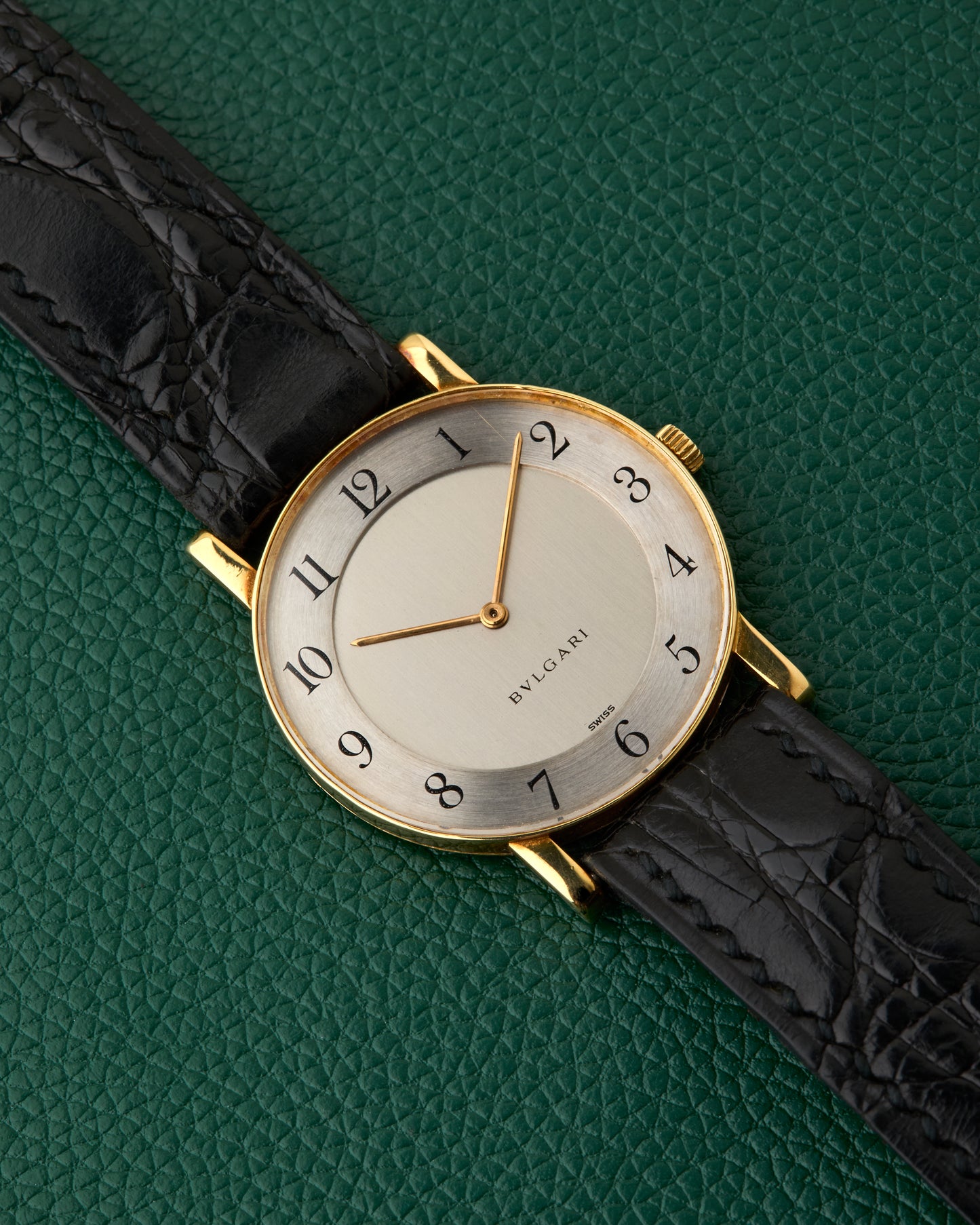 Bulgari Gerald Genta 18k Gold Signed Strap & Buckle