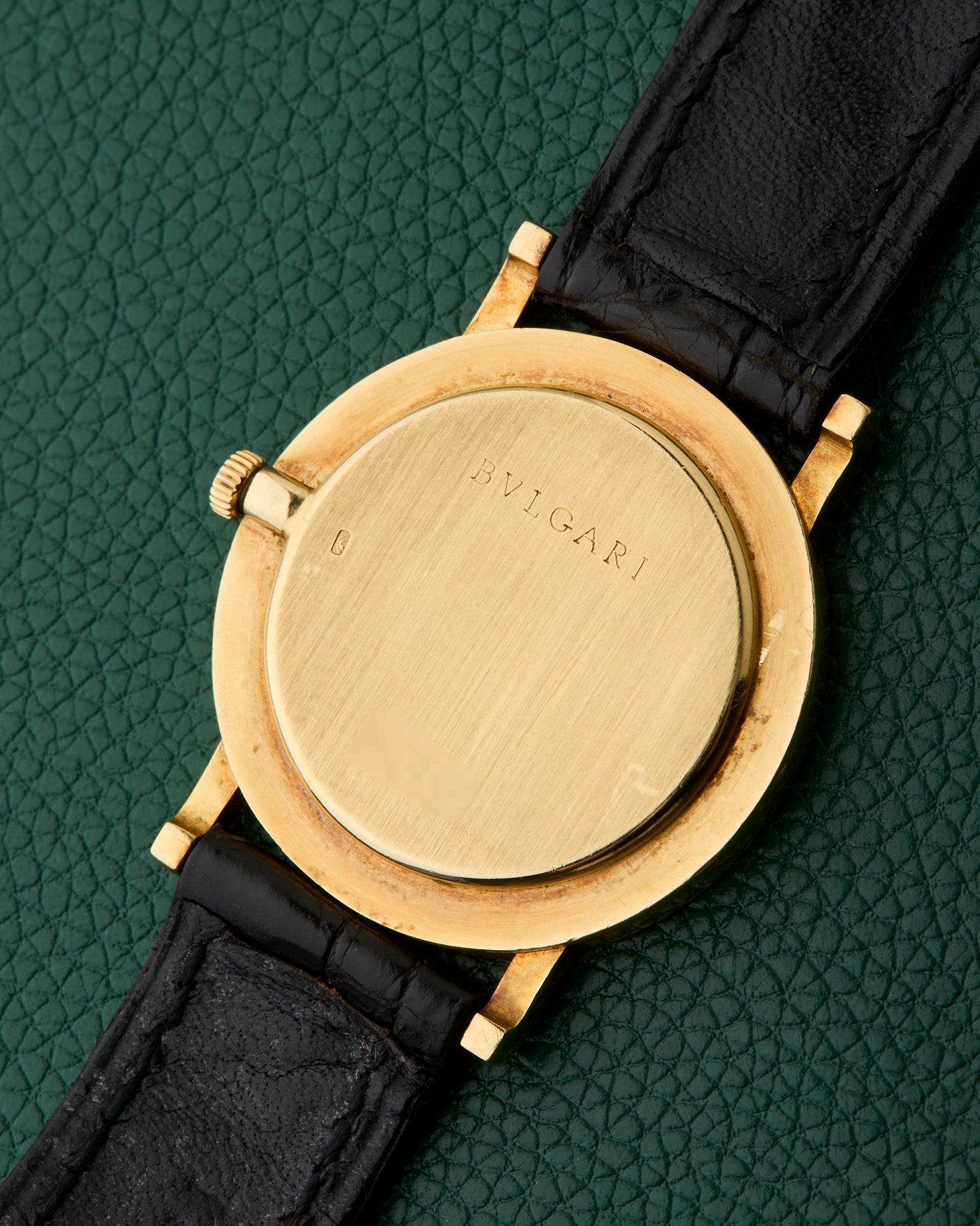 Bulgari Gerald Genta 18k Gold Signed Strap & Buckle