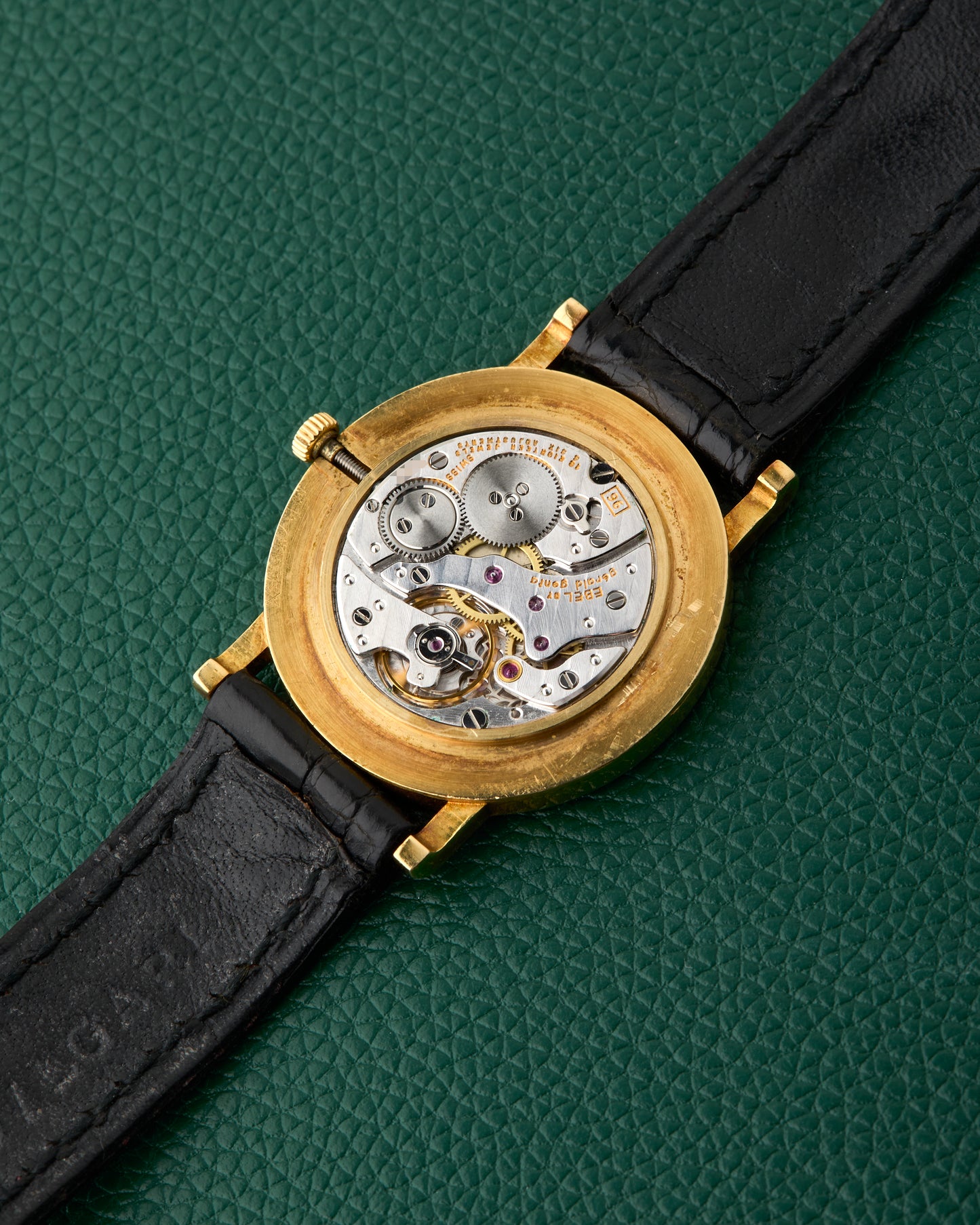 Bulgari Gerald Genta 18k Gold Signed Strap & Buckle