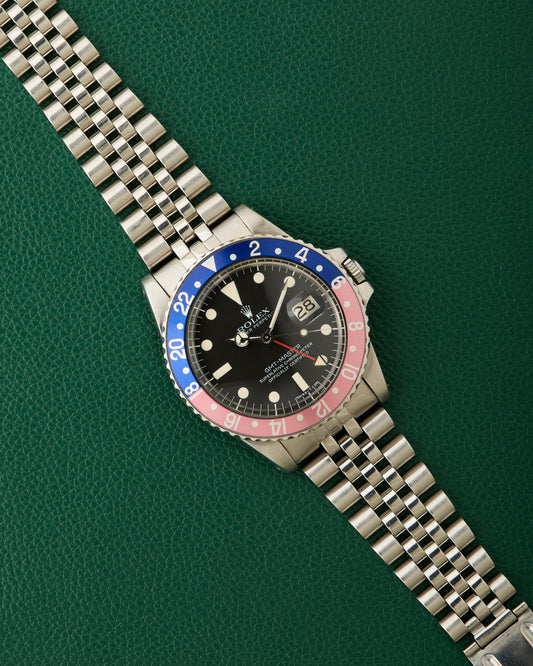 Rolex Ref. 1675 GMT-Master Pepsi Jubilee Bracelet Rolex Box 1978