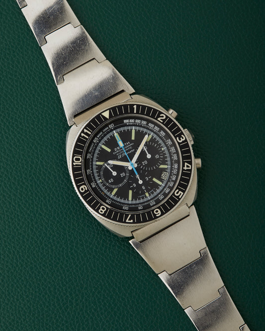 Zenith Sub Sea Pilot Diver 01-0190-415 El Primero Vintage
