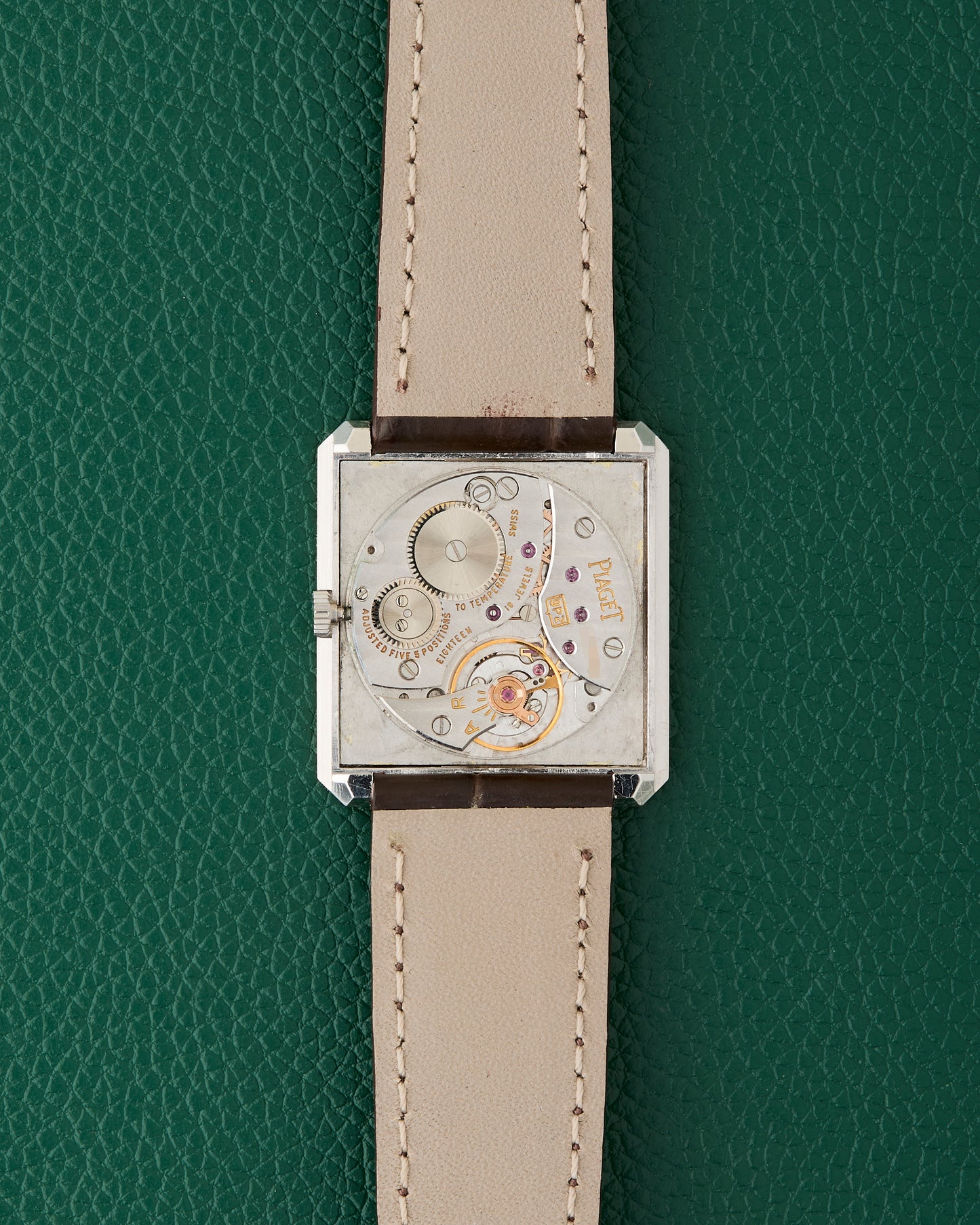 Piaget Protocole Ref.9154 White Gold 18K Vintage 18K Buckle & Box