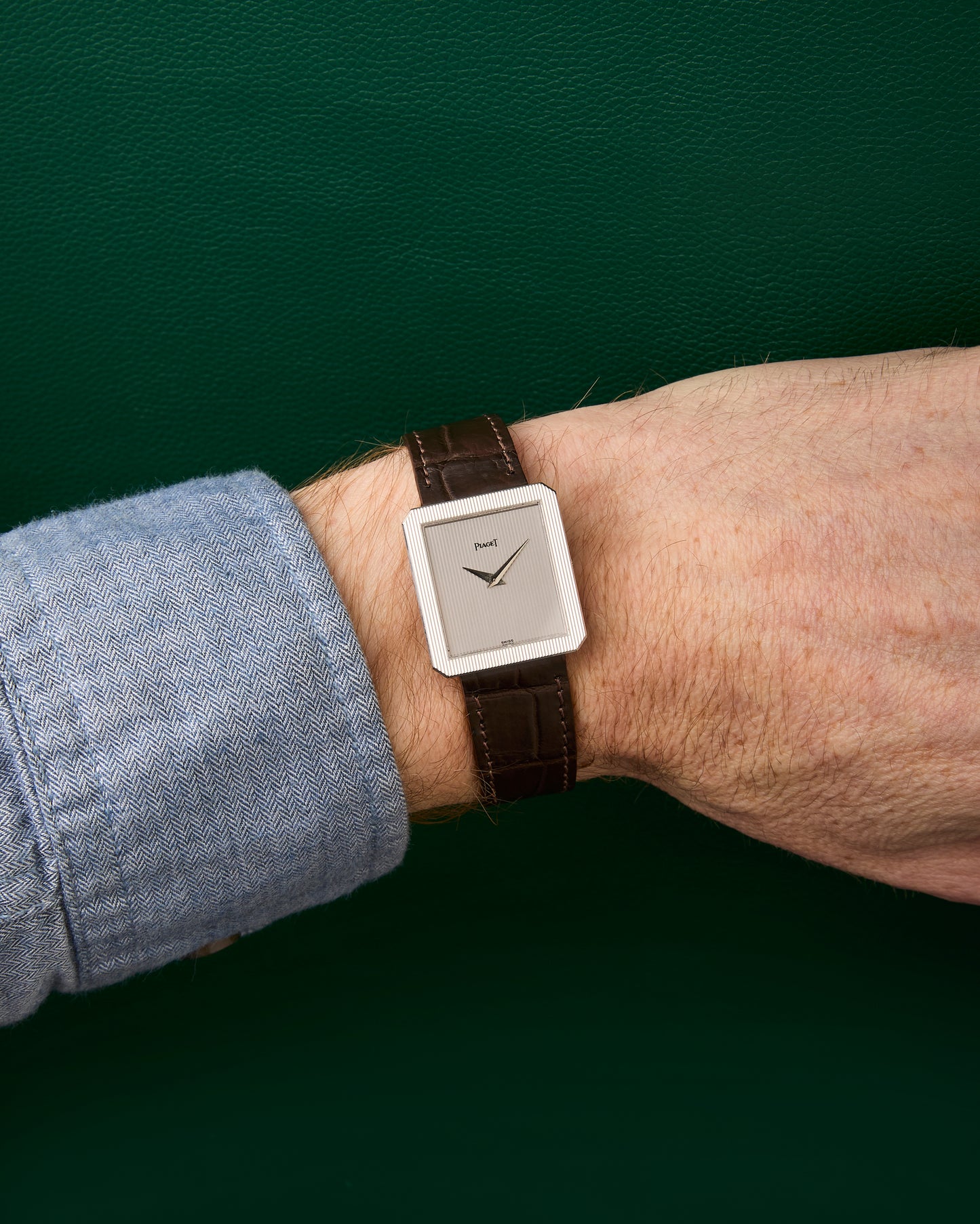 Piaget Protocole Ref.9154 White Gold 18K Vintage 18K Buckle & Box