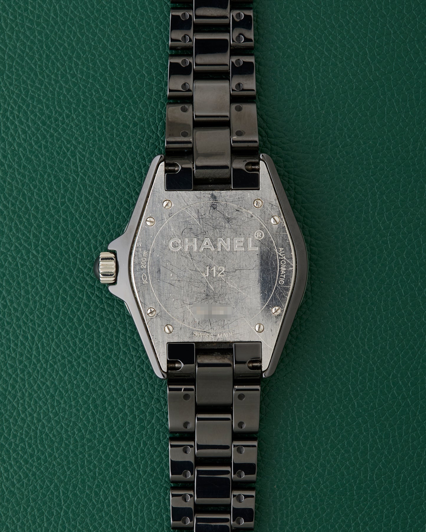 CHANEL J12 Black Ceramic 39mm Black Dial Black Bezel