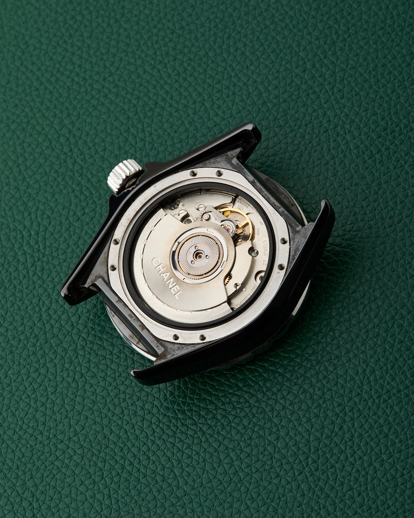 CHANEL J12 Black Ceramic 39mm Black Dial Black Bezel