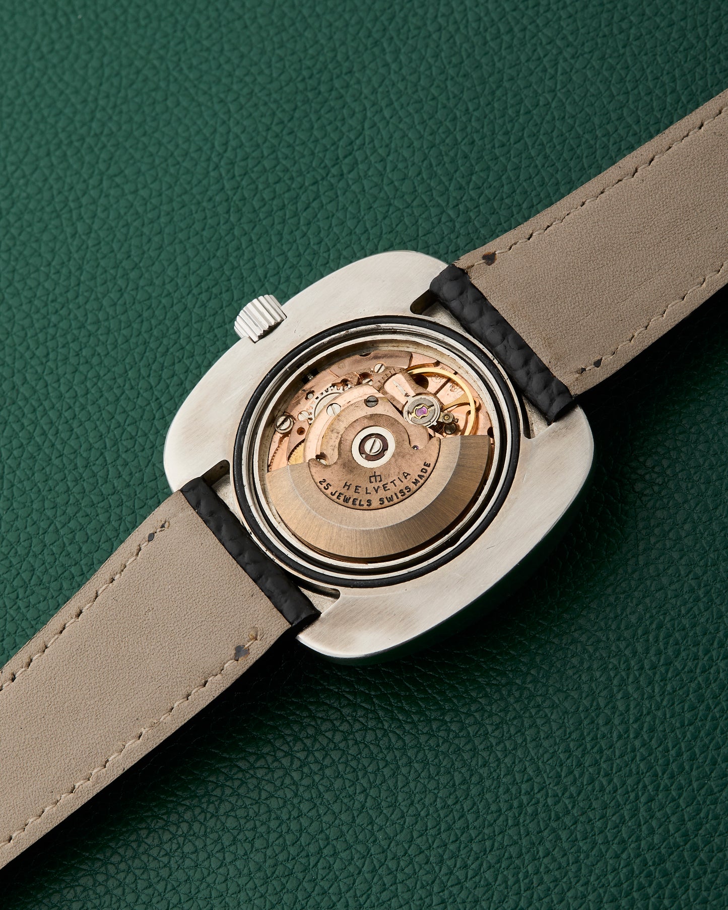 Helvetia Ref.2783.032.30 Yellow & Silver Dial 1960s Vintage Diver Watch