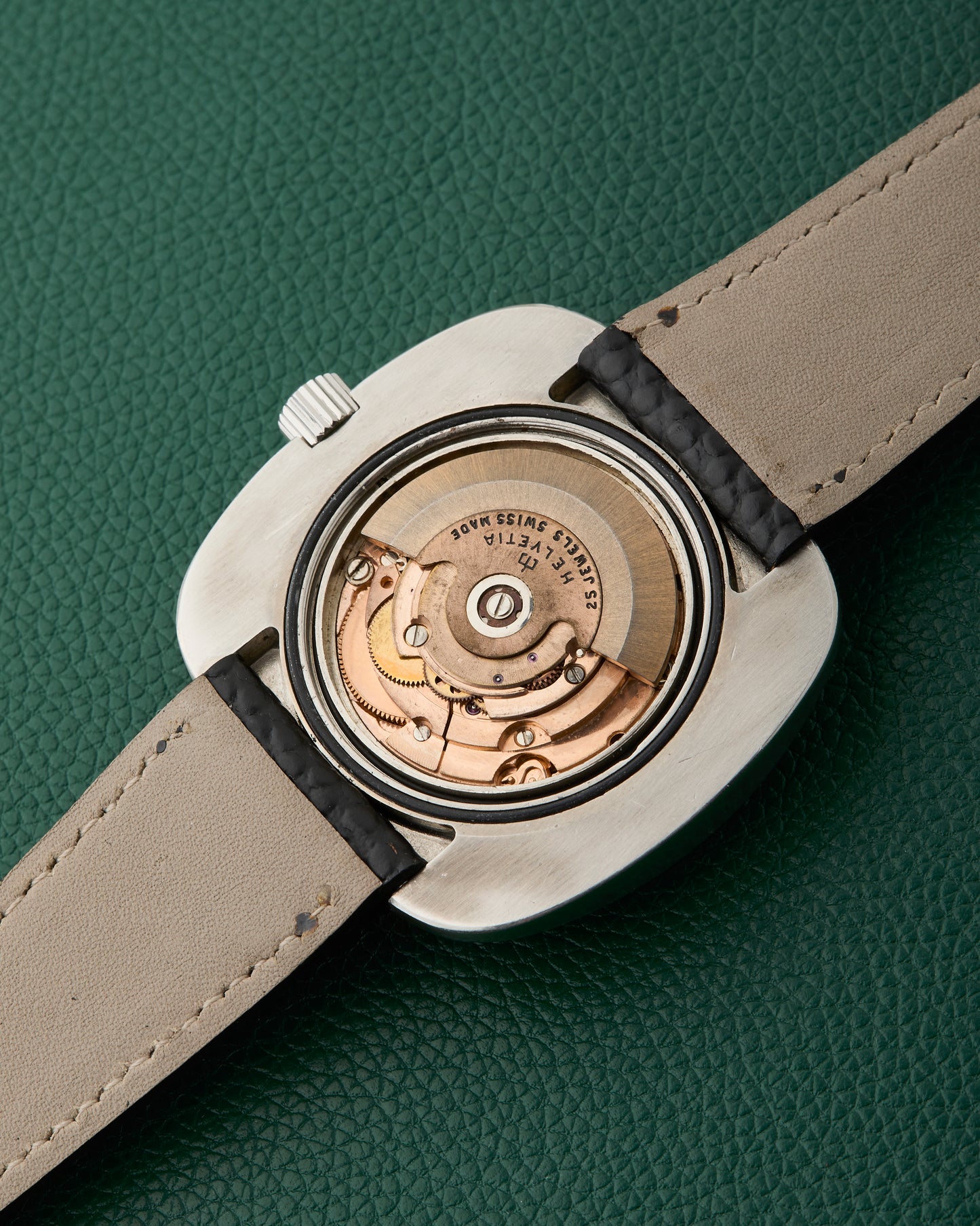 Helvetia Ref.2783.032.30 Yellow & Silver Dial 1960s Vintage Diver Watch