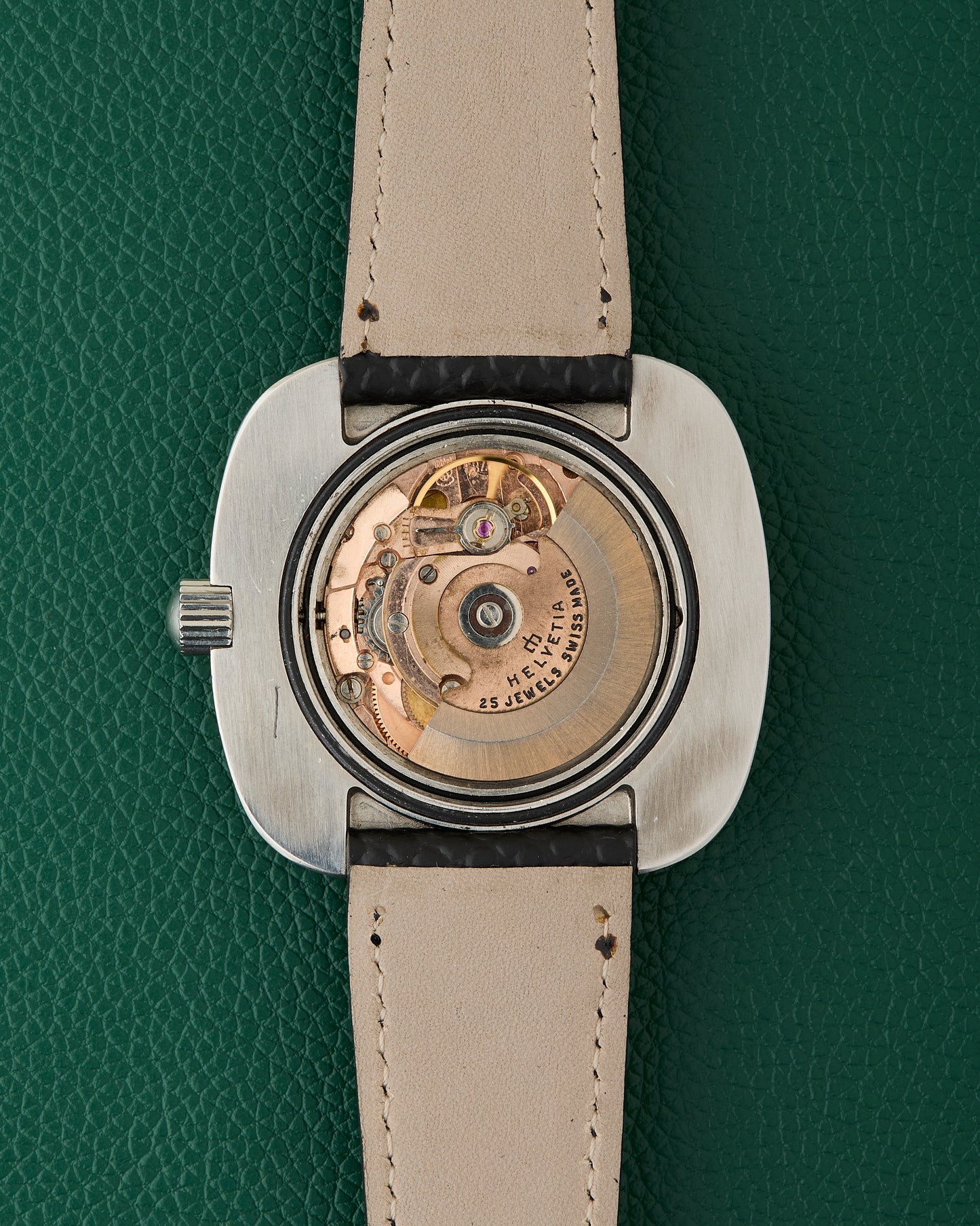 Helvetia Ref.2783.032.30 Yellow & Silver Dial 1960s Vintage Diver Watch