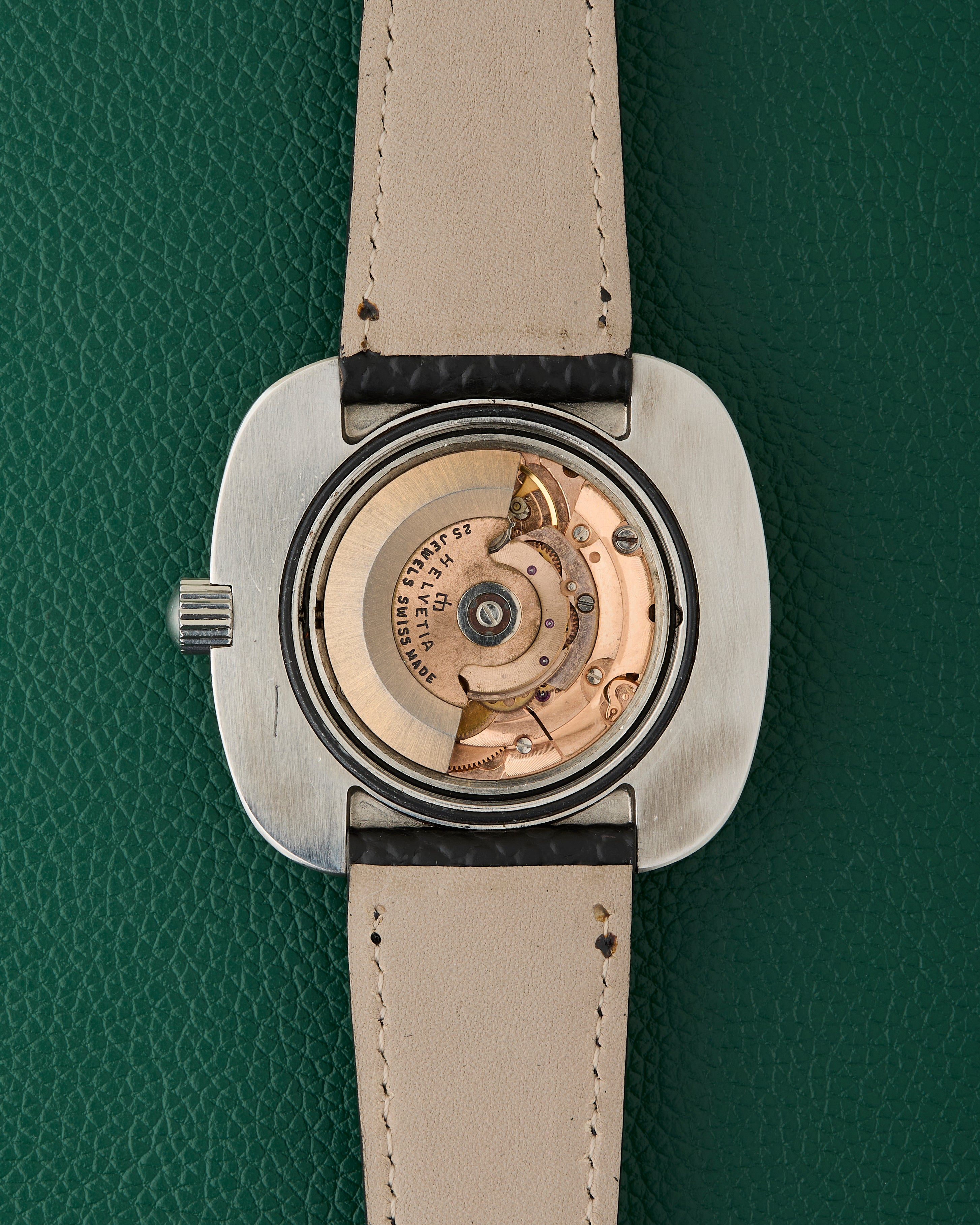 Helvetia Ref.2783.032.30 Yellow & Silver Dial 1960s Vintage Diver