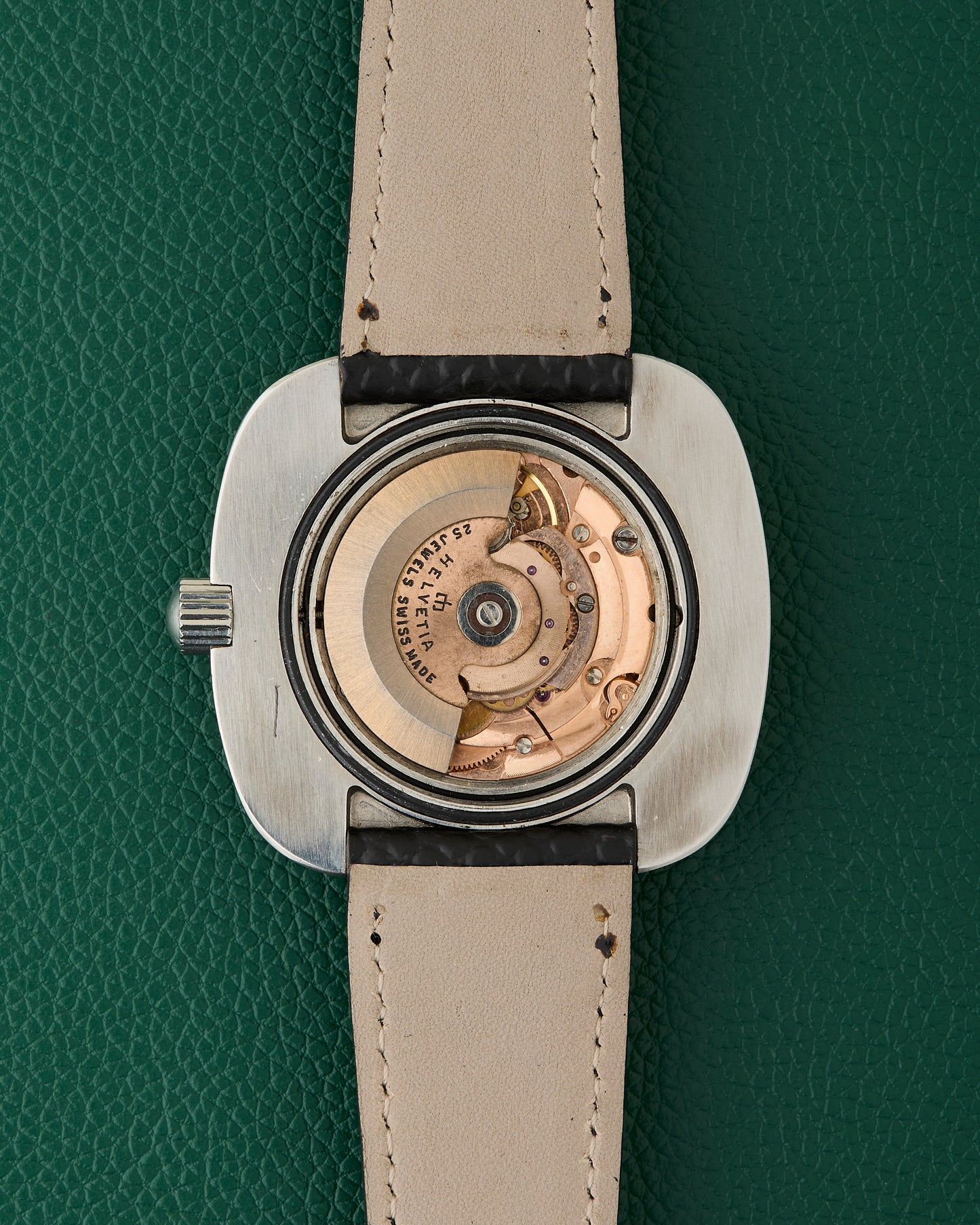 Helvetia Ref.2783.032.30 Yellow & Silver Dial 1960s Vintage Diver Watch