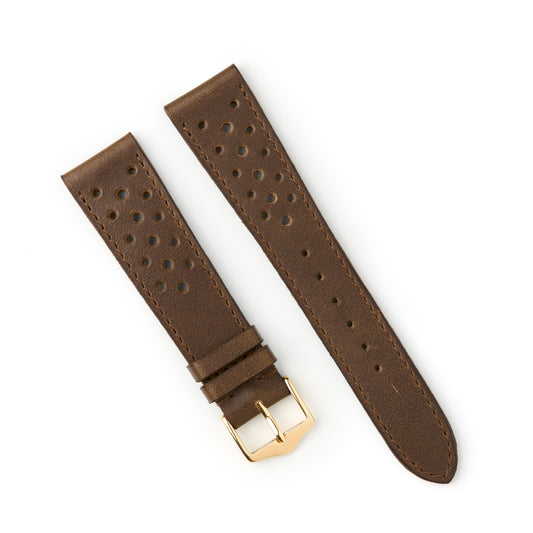 Hatchling Straps Vintage Inspired Brown 21mm