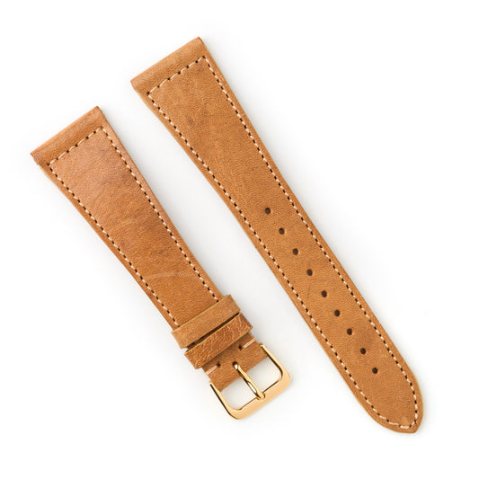 Hatchling Straps Vintage Inspired Brown-Long 23mm