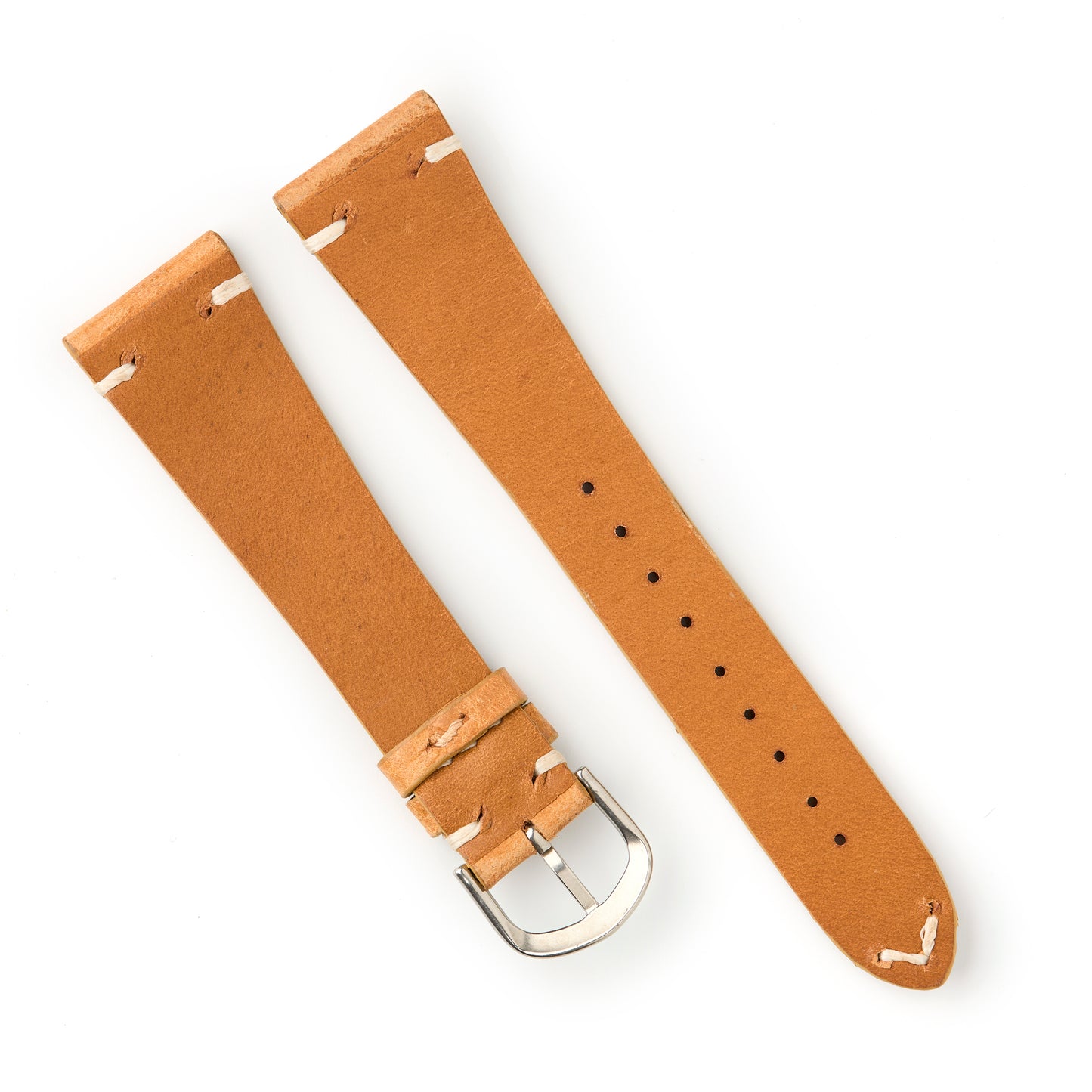 Hatchling Straps Vintage Inspired Brown-Long 22mm