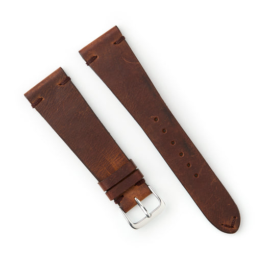 Hatchling Straps Vintage Inspired Brown 22mm