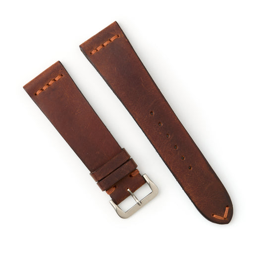 Hatchling Straps Vintage Inspired Brown 22mm