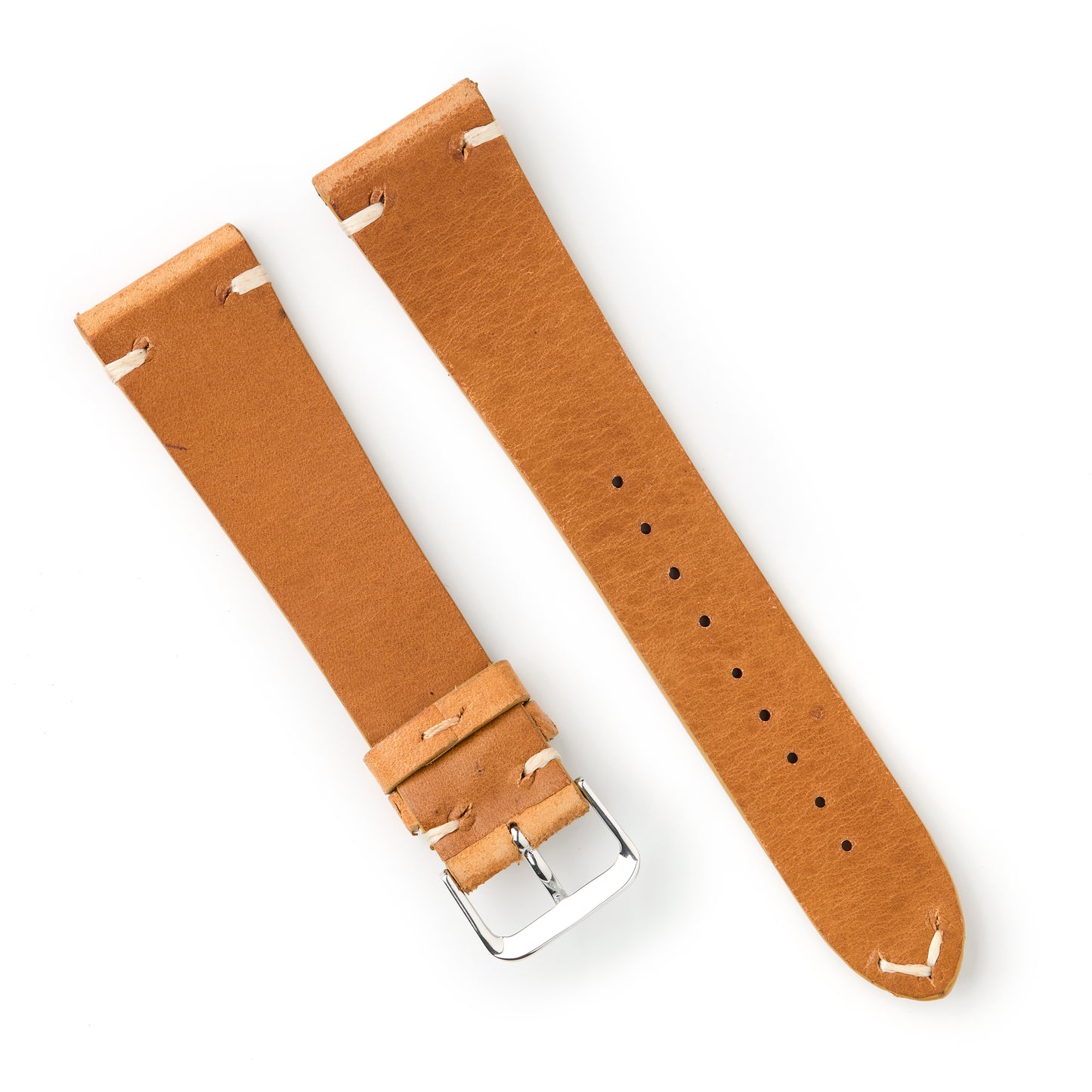 Hatchling Straps Vintage Inspired Brown-Long 22mm