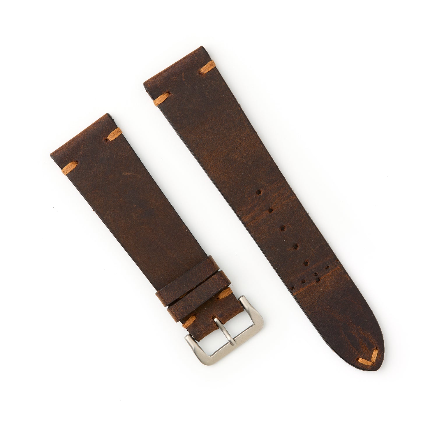 Hatchling Straps Vintage Inspired Brown 22mm