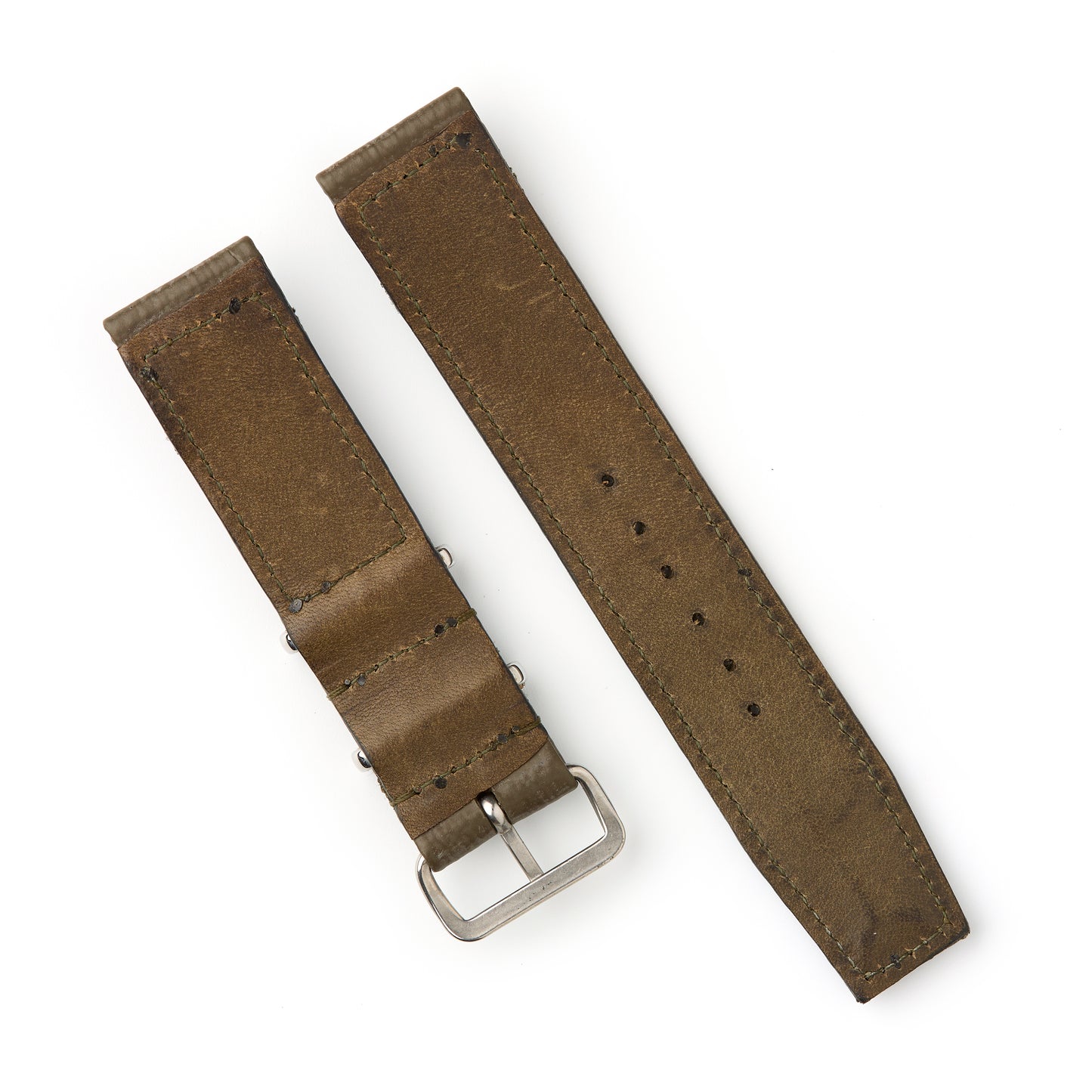 Hatchling Straps Vintage Inspired Green 20mm