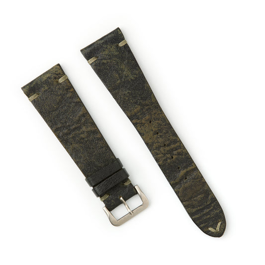 Hatchling Straps Vintage Inspired Green 22mm