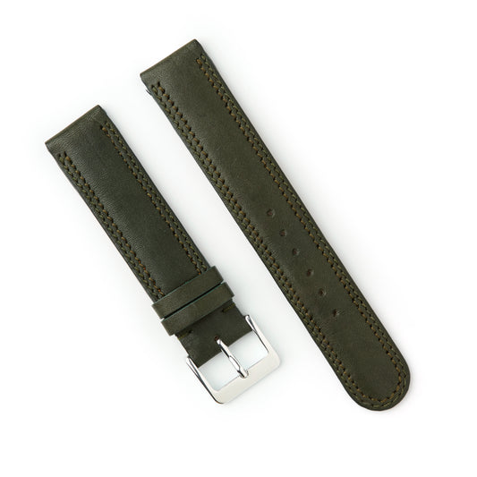 Hatchling Straps Vintage Inspired Green 19mm