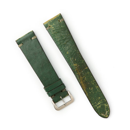 Hatchling Straps Vintage Inspired Green 20mm
