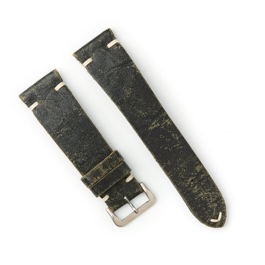 Hatchling Straps Vintage Inspired Green 22mm