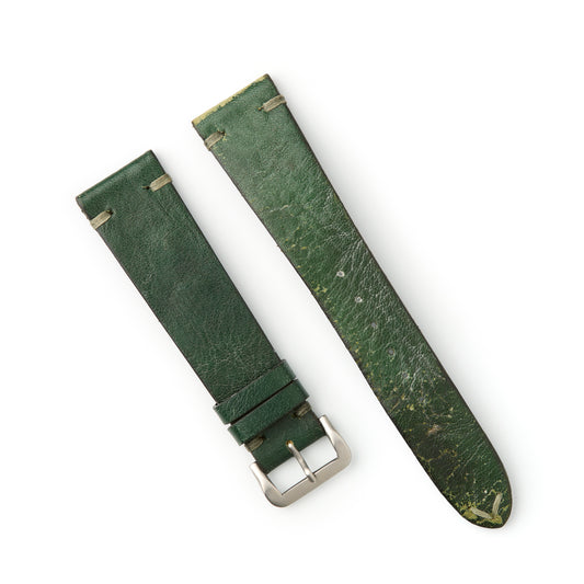 Hatchling Straps Vintage Inspired Green 20mm