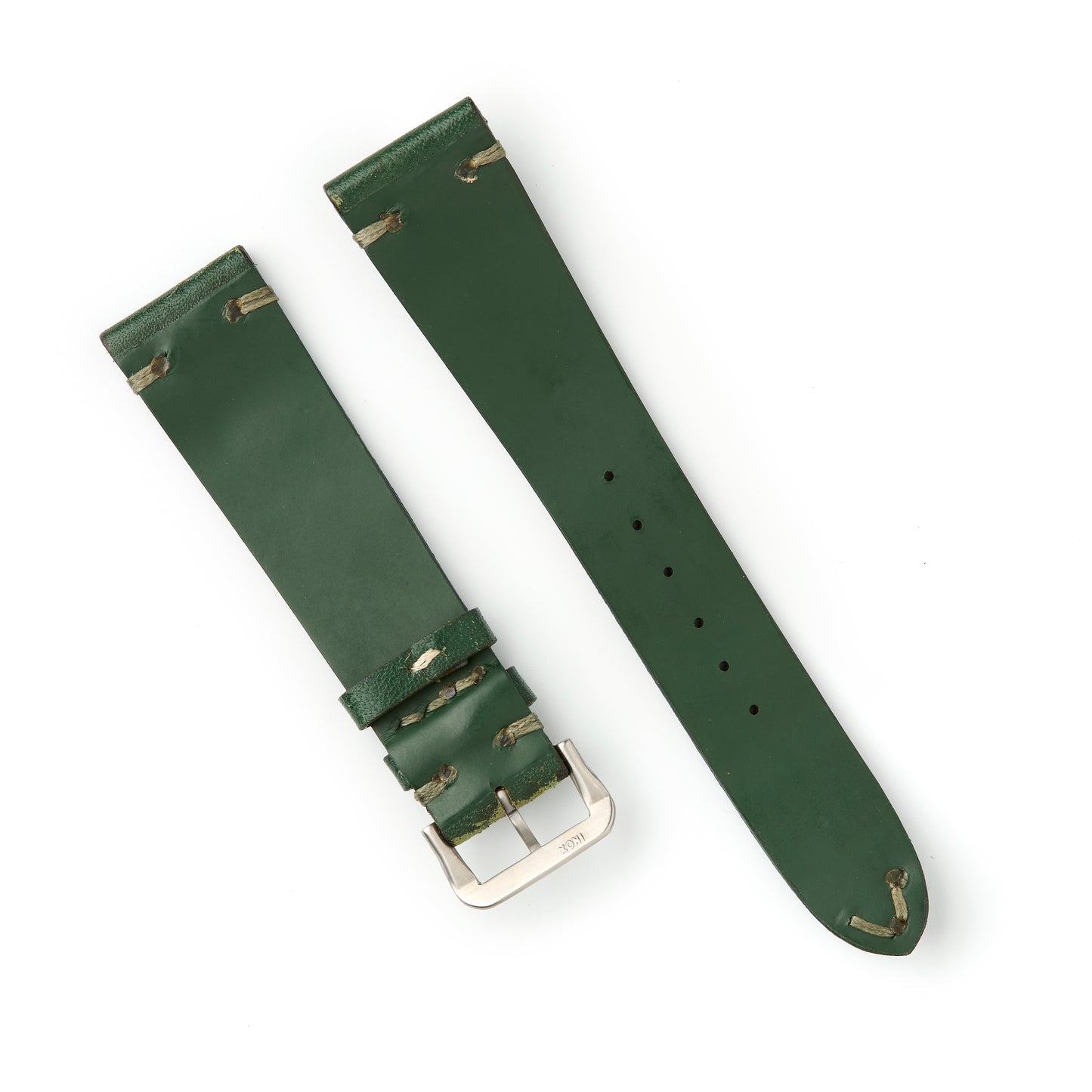 Hatchling Straps Vintage Inspired Green 20mm