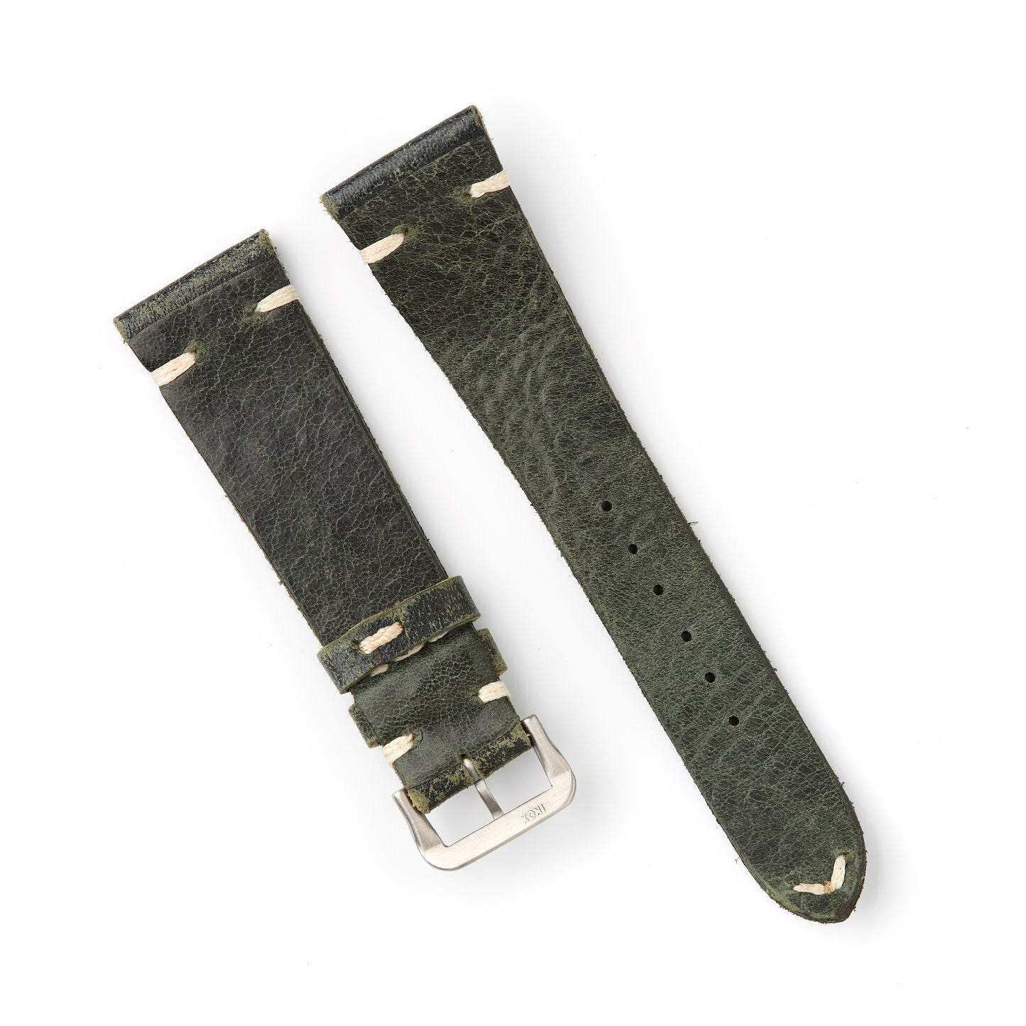 Hatchling Straps Vintage Inspired Green 22mm