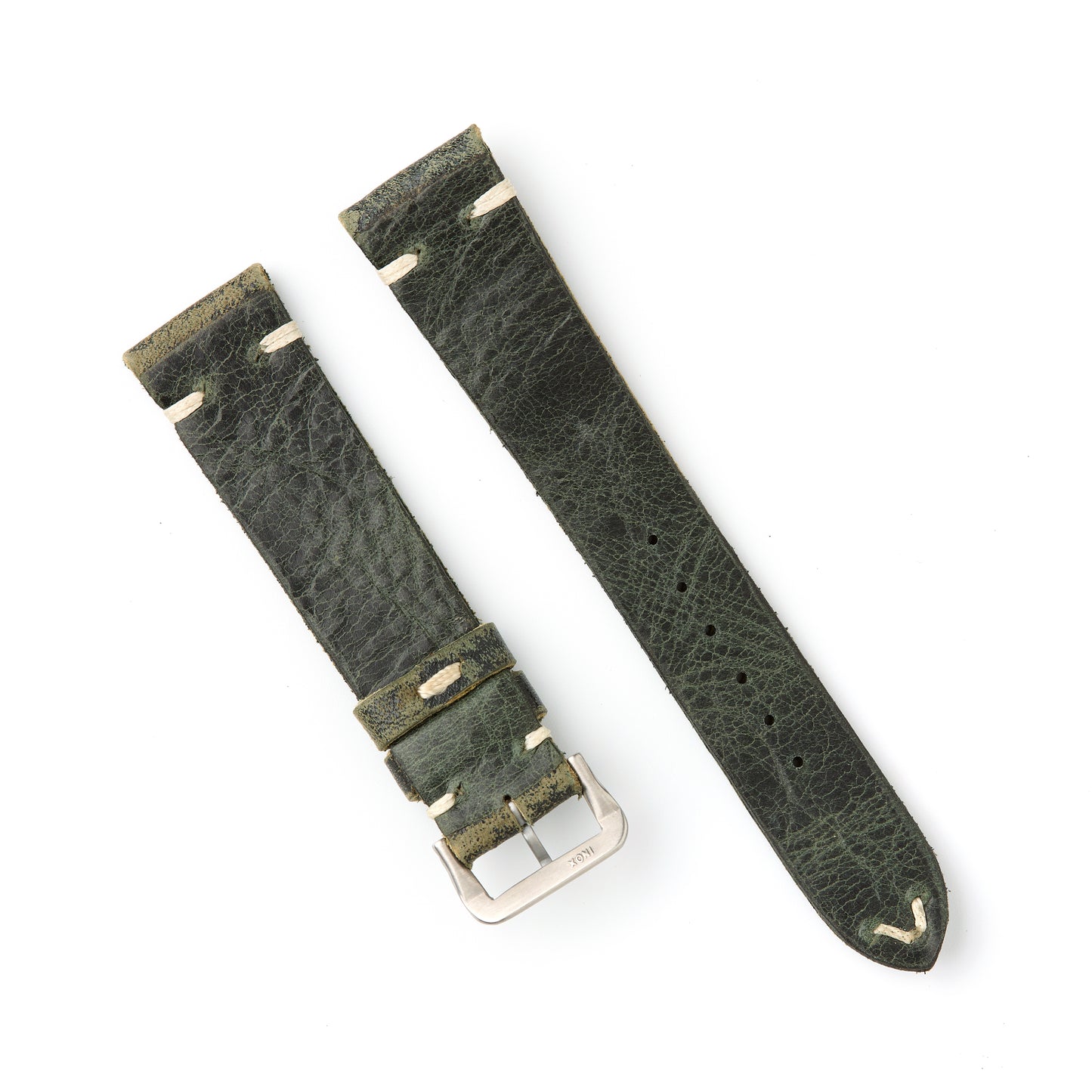 Hatchling Straps Vintage Inspired Green 19mm