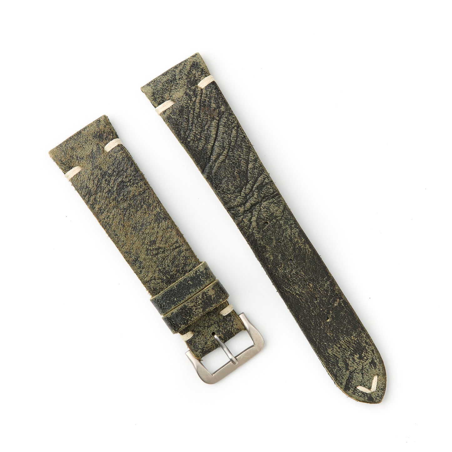 Hatchling Straps Vintage Inspired Green 19mm