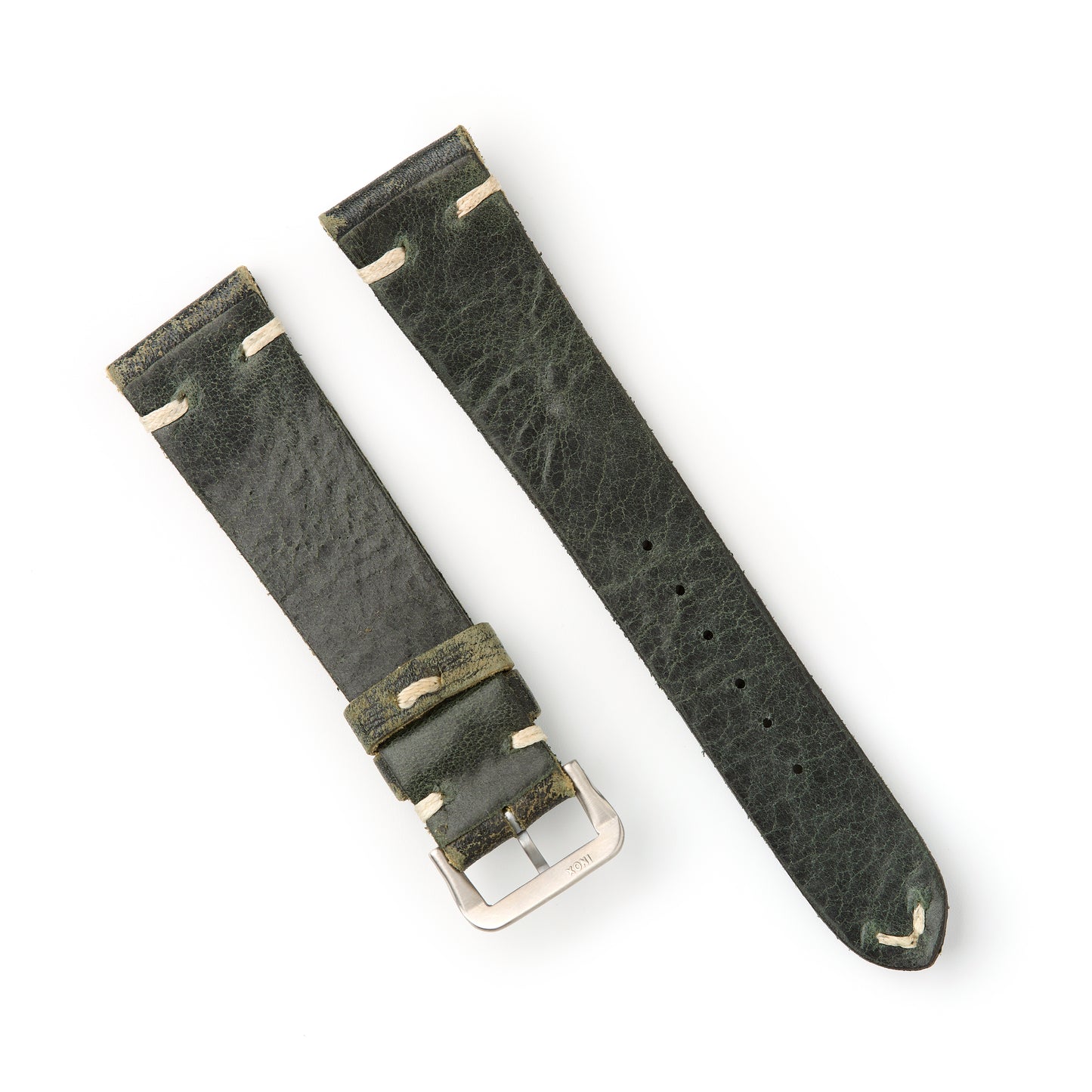 Hatchling Straps Vintage Inspired Green 20mm