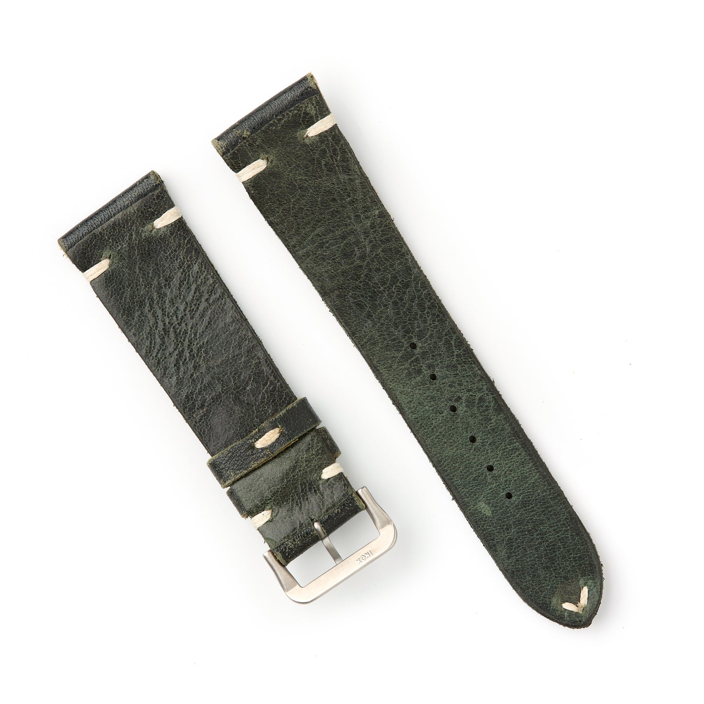 Hatchling Straps Vintage Inspired Green 22mm