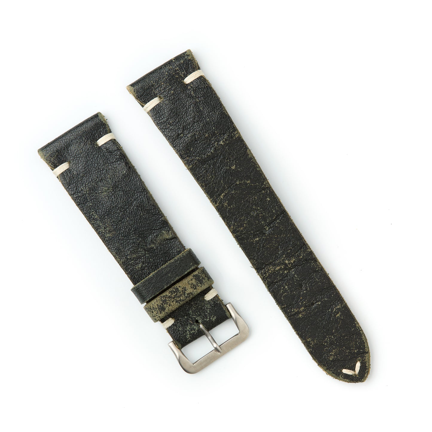 Hatchling Straps Vintage Inspired Green 22mm