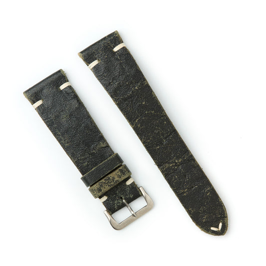 Hatchling Straps Vintage Inspired Green 22mm