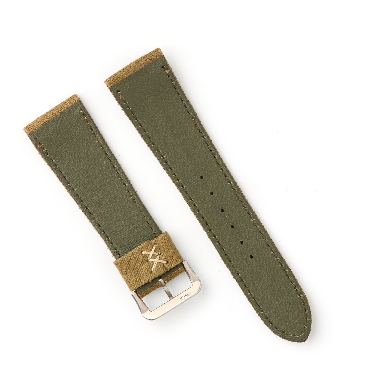 Hatchling Straps Vintage Inspired Khaki 23mm