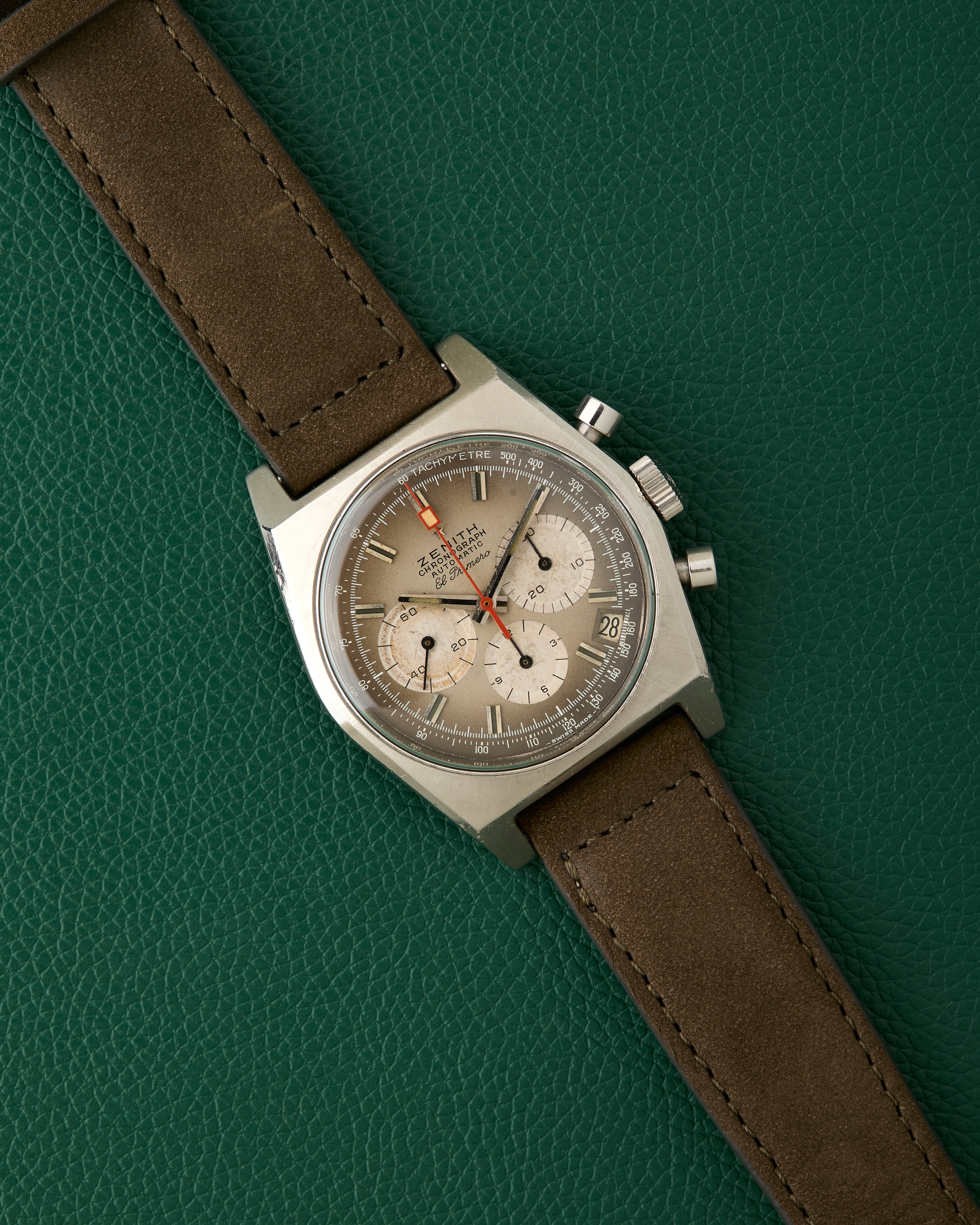 Zenith A385 Vintage Fume Dial El Primero Chronograph – Tortoise