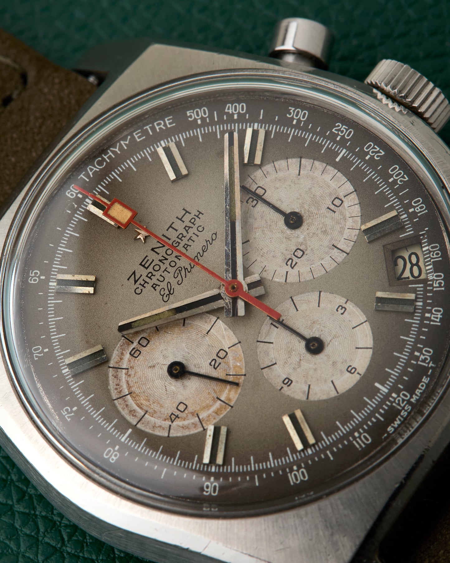 Zenith A385 Vintage Fume Dial El Primero Chronograph