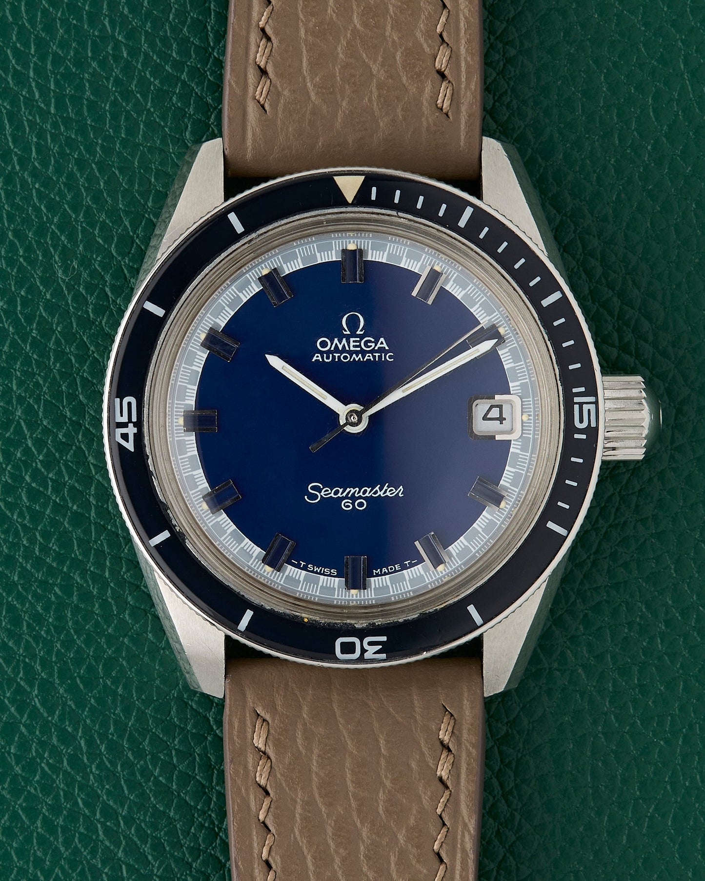 Omega Seamaster 60 Ref. 166.062 Blue Dial Big Crown 1972