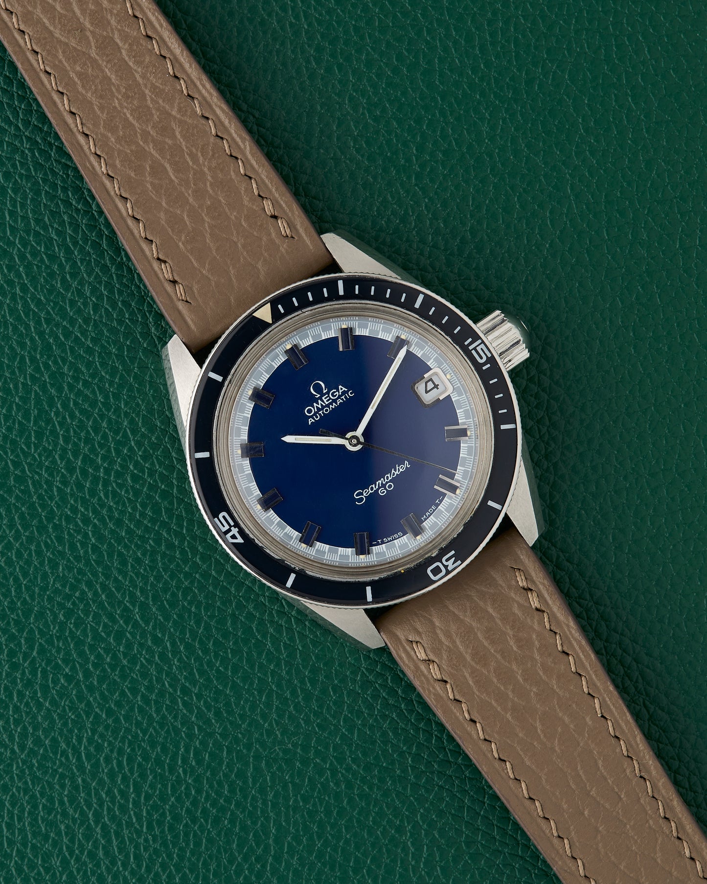 Omega Seamaster 60 Ref. 166.062 Blue Dial Big Crown 1972