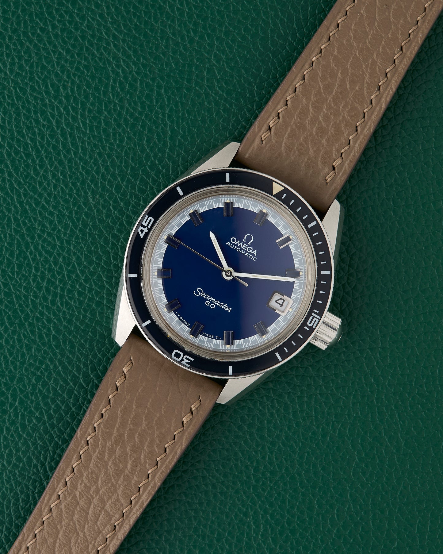 Omega Seamaster 60 Ref. 166.062 Blue Dial Big Crown 1972