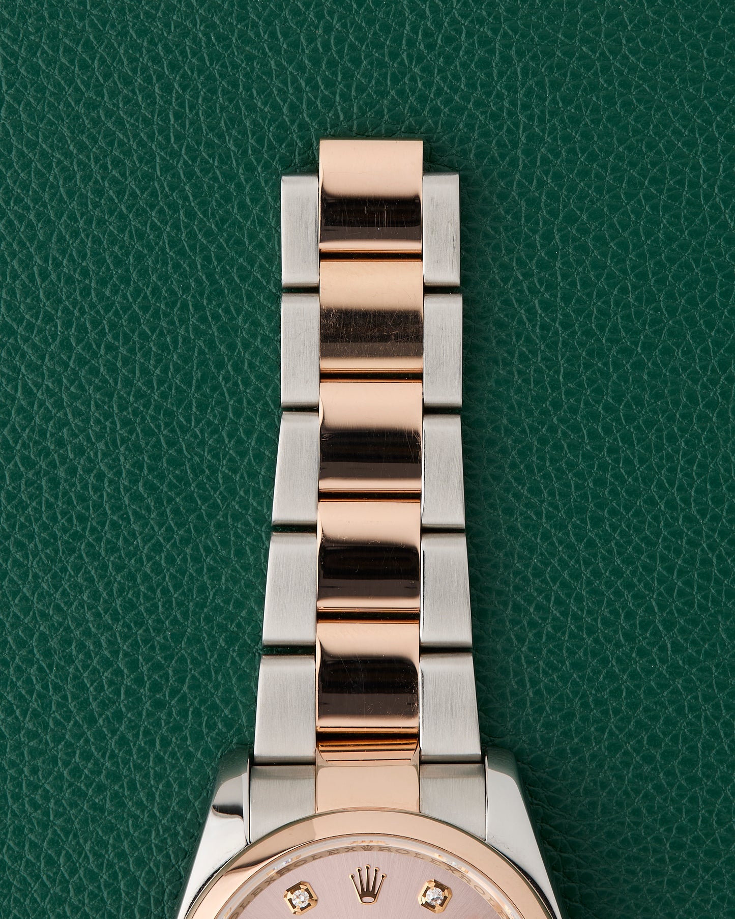 Rolex DateJust Ref. 116201 Salmon Dial Diamonds Full Set 2015