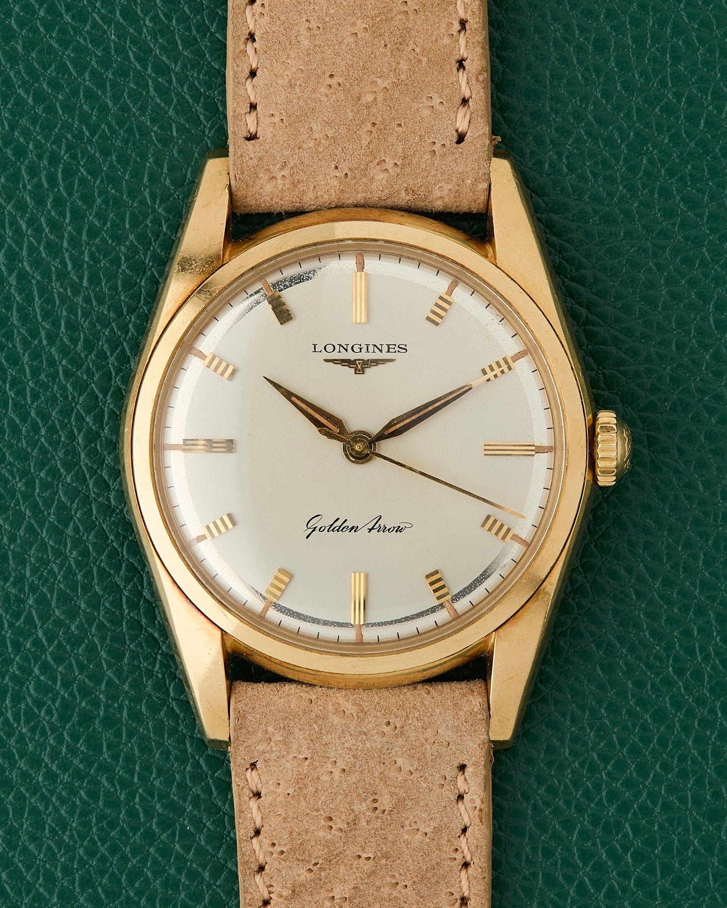 Longines Golden Arrow 18K Yellow Gold Vintage Dress Watch