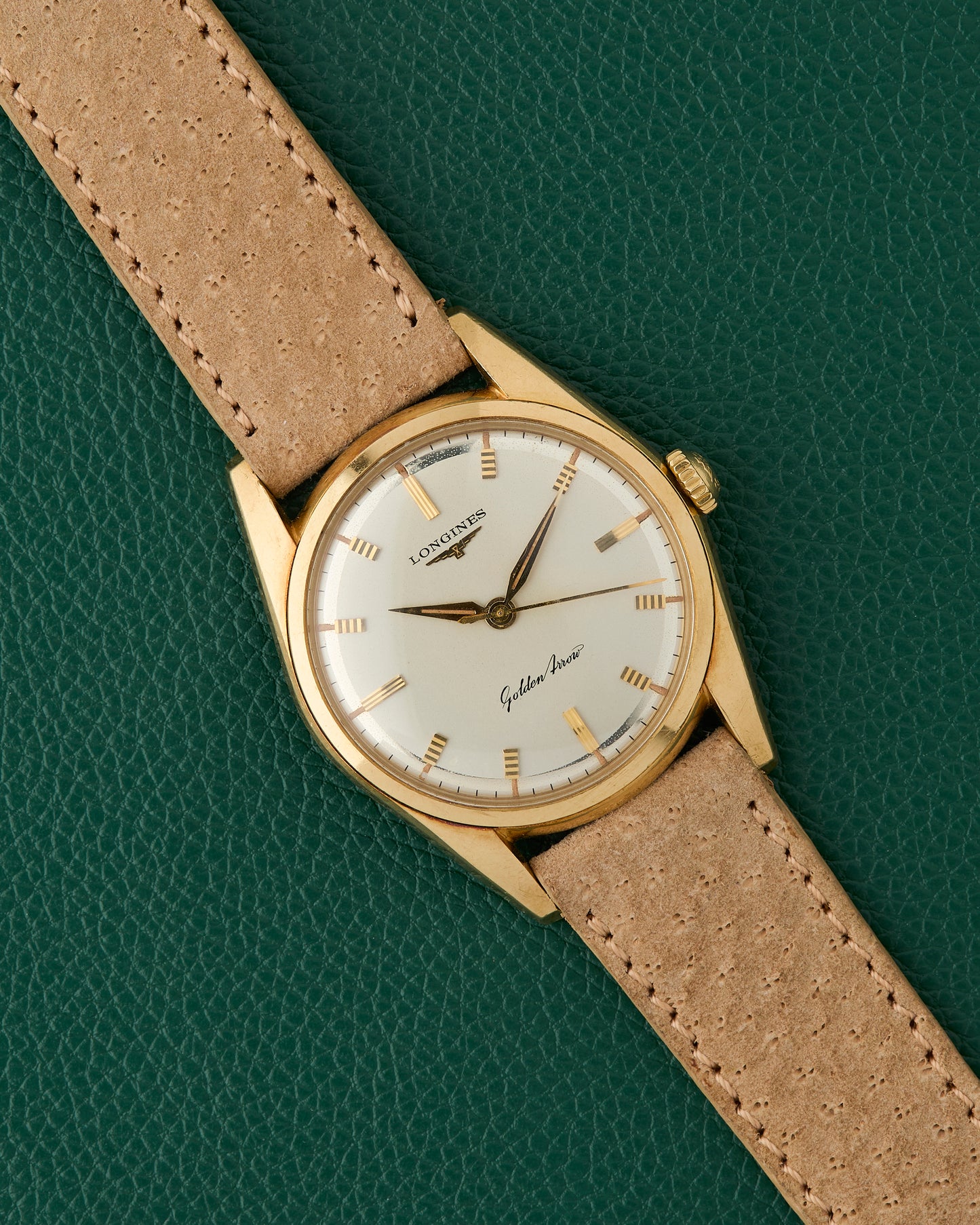 Longines Golden Arrow 18K Yellow Gold Vintage Dress Watch
