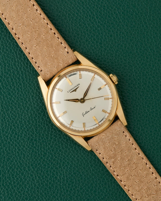 Longines Golden Arrow 18K Yellow Gold Vintage Dress Watch