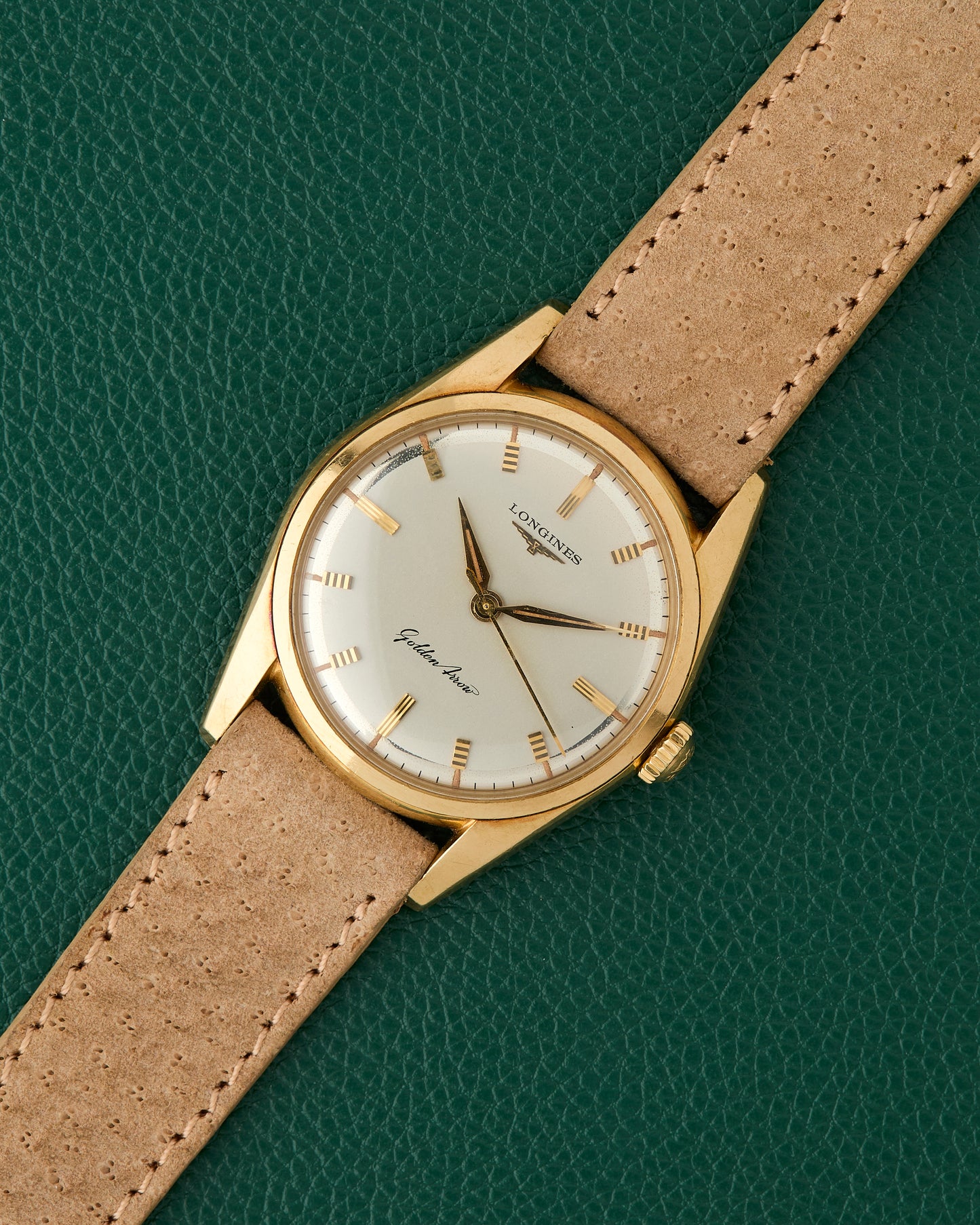 Longines Golden Arrow 18K Yellow Gold Vintage Dress Watch