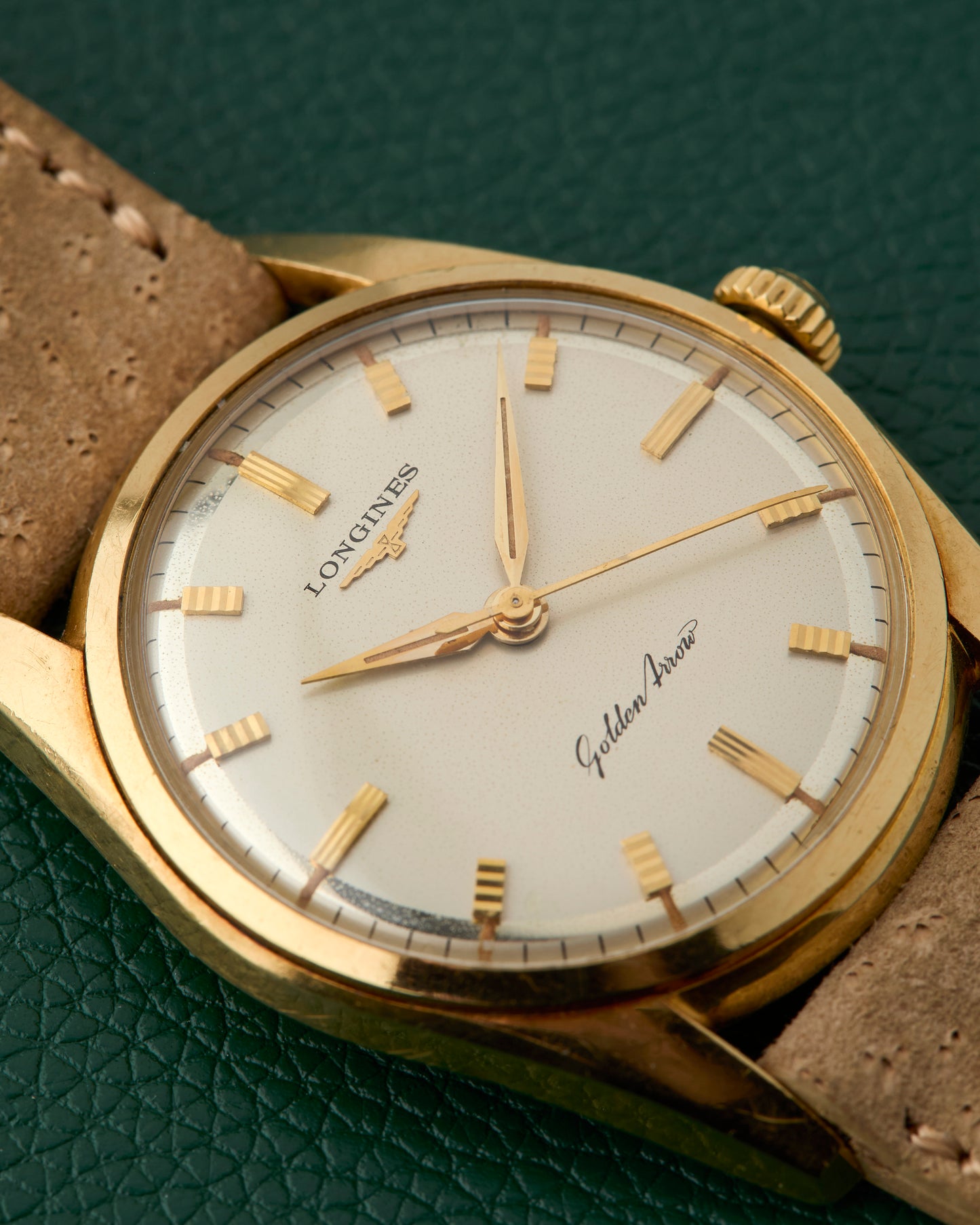 Longines Golden Arrow 18K Yellow Gold Vintage Dress Watch